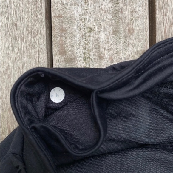 LULULEMON Black Drawstring Athletic Running Shorts - Picture 7 of 7